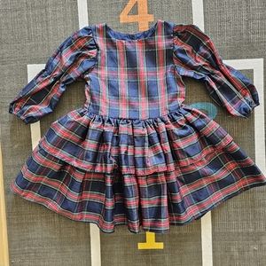 Nordstrom plaid dress, size 3T. Christmas